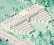 wizualizacja projektu szkoły podstawowej w Niemczu, 
