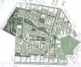 Plan of the designed district in Warsaw