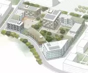 One of the quarters of the projected district