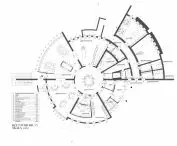 Khrushchev Villa, first floor plan