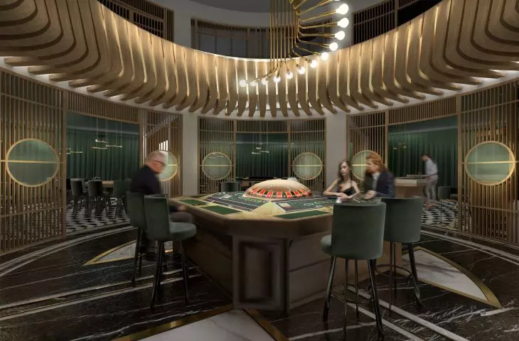 Khrushchev's villa, roulette 