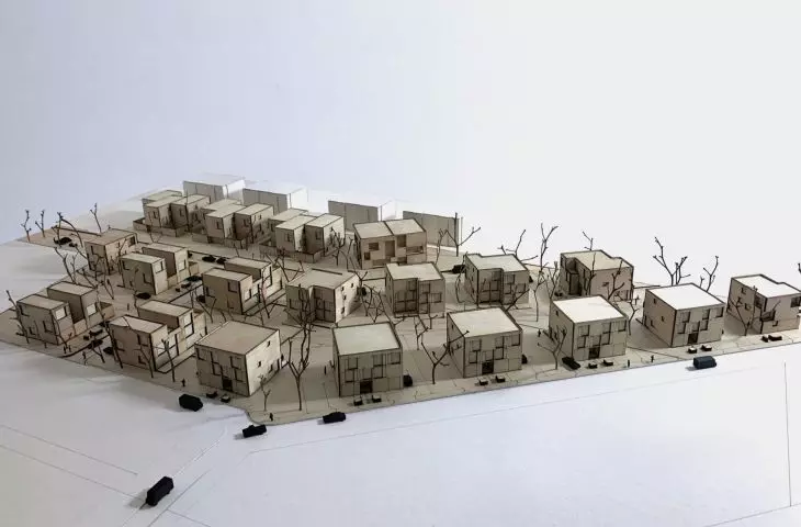 mock-up, top view