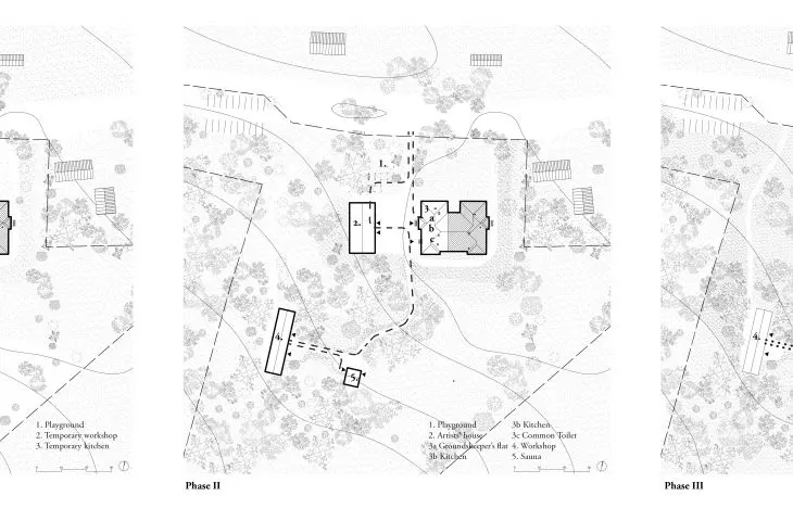 On the Way project, site plan