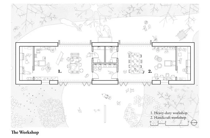 Workshop floor plan