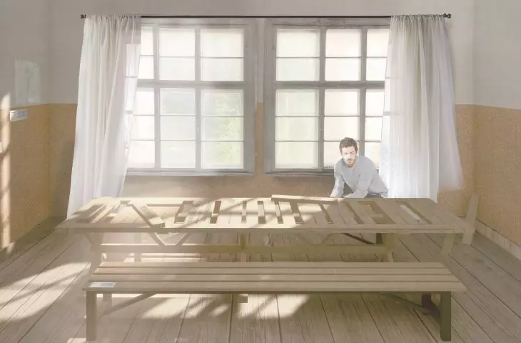 Museum project, communal dining table