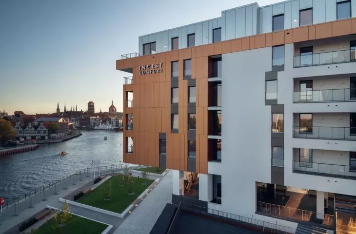 Brabank residential and commercial complex in Gdansk, proj.: Studio Architektoniczne Kwadrat