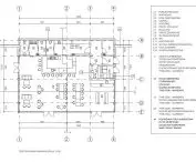 Plan of the café building at Fort Bema