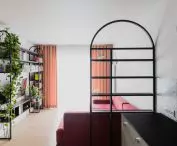kuchnię od salonu oddziela pergola