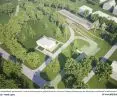 Center for Ecological Education in Warsaw from a bird's eye view (visualization)