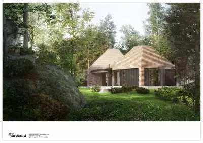 wizualizacja House in Karkonosze