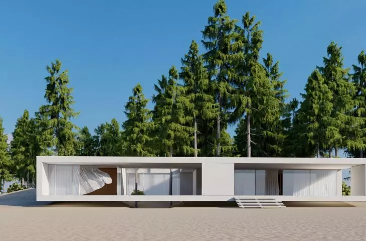Sand House nad polskim morzem 