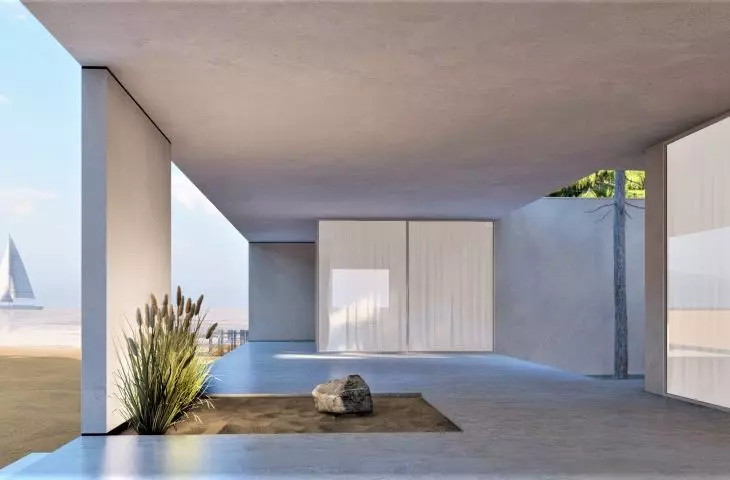 Sand House, weranda