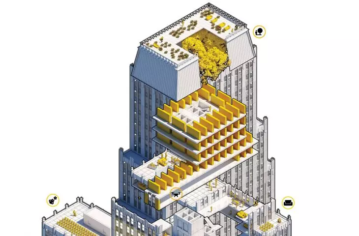 The project is a retrofit of the Sterick Building in Memphis