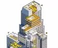 Projekt to modernizacja Sterick Building w Memphis