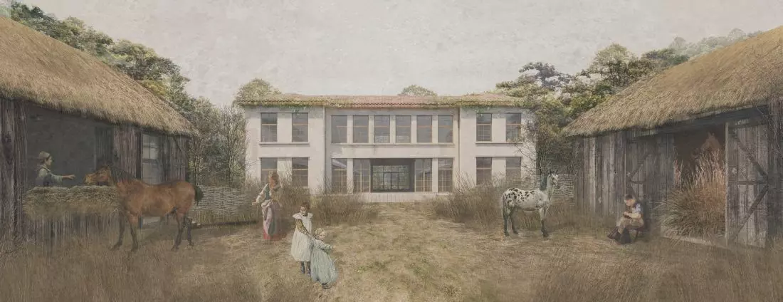 Budynek szkoły
przekształcony w muzeum