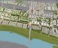 Preliminary concept for the development of the former car factory site in Warsaw (visualization)