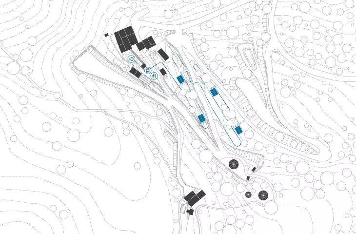 Dew Catcher, site plan