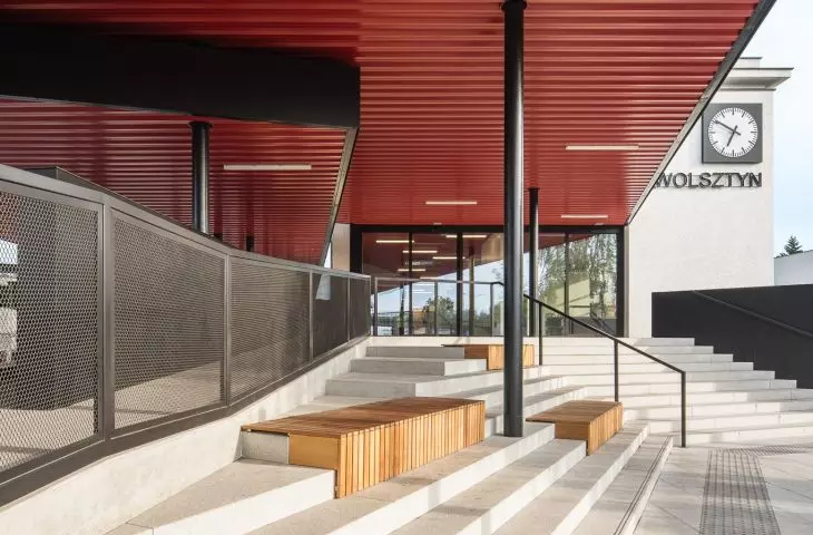 Integrated Transfer Center on Dworcowa Street in Wolsztyn, proj. by PL.Architekci