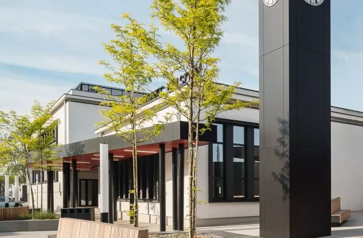 Integrated Transfer Center on Dworcowa Street in Wolsztyn, proj. by PL.Architekci