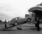Historyczna fotografia Aston Martin