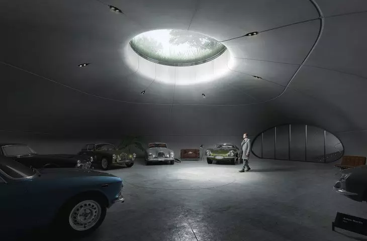 Interior of the museum's showroom