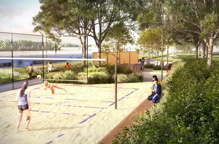 Visualization of the park