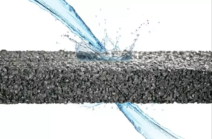 PERVIA pavement cross-section