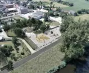 Wizualizacja bulwarów nad Notecią w Wieleniu - proj. Neostudio Architekci, arch. arch. B. Jarosz, P. Świerkowski