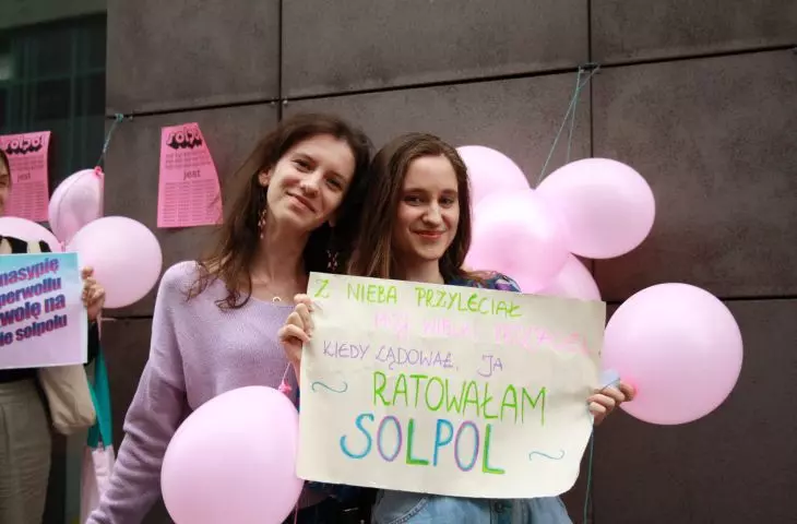 „Z nieba przyleciał mój wielki przyjaciel, kiedy lądował ja ratowałam Solpol”