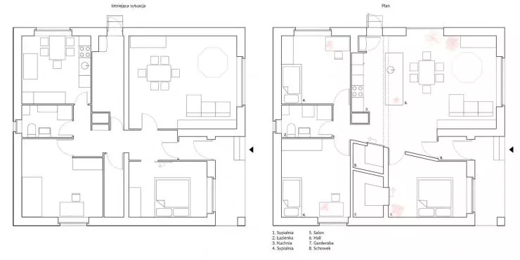 views before and after remodeling rzuty before and after remodeling