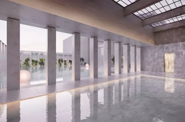 Al Sadd SPA, Doha, Katar, realizowany we współpracy z Boris Kudlička with Partners, 2019