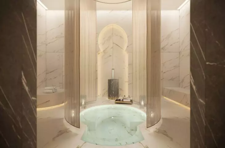 Al Sadd SPA, Doha, Katar, realizowany we współpracy z Boris Kudlička with Partners, 2019