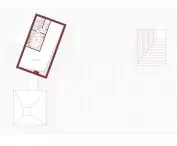 roof plan and voids above the living area