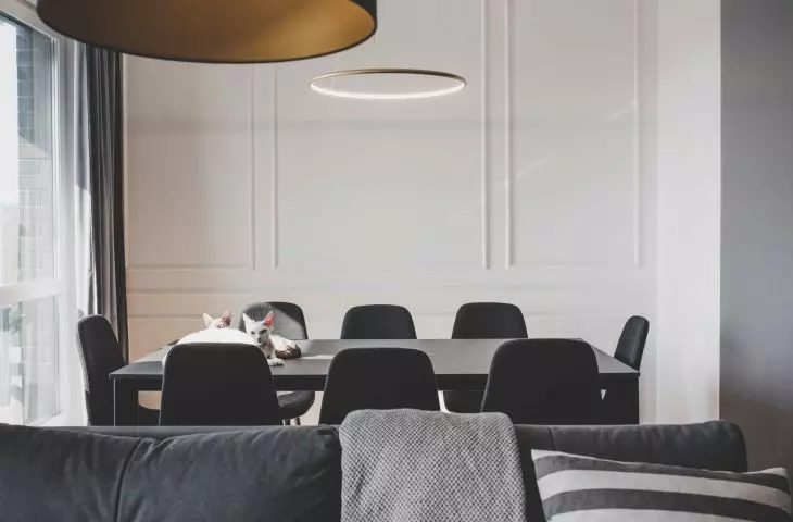 minimalist stucco on the wall