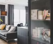 view of the living area