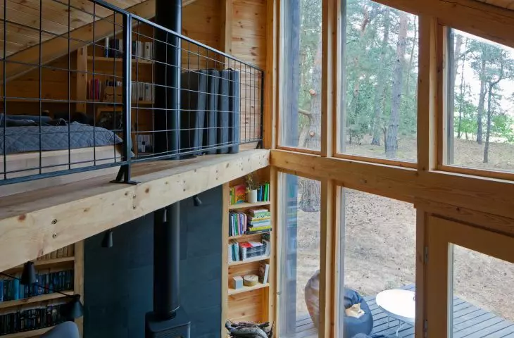 Bookworm Cabin, wnętrze