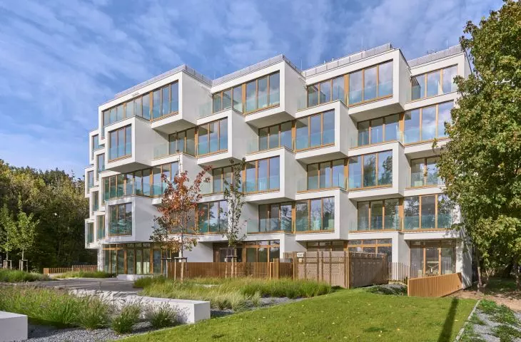 apartamentowiec przy ulicy Potockiej w Warszawie