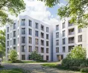Wizualizacja budynków mieszkalnych na wzgórzu św. Wojciecha w Poznaniu - proj. JEMS Architekci