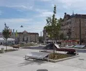 Lazarski Market in Poznan - reconstruction according to design by APA Jacek Bulat