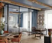 The interior is full of both modern and more traditional furnishings
