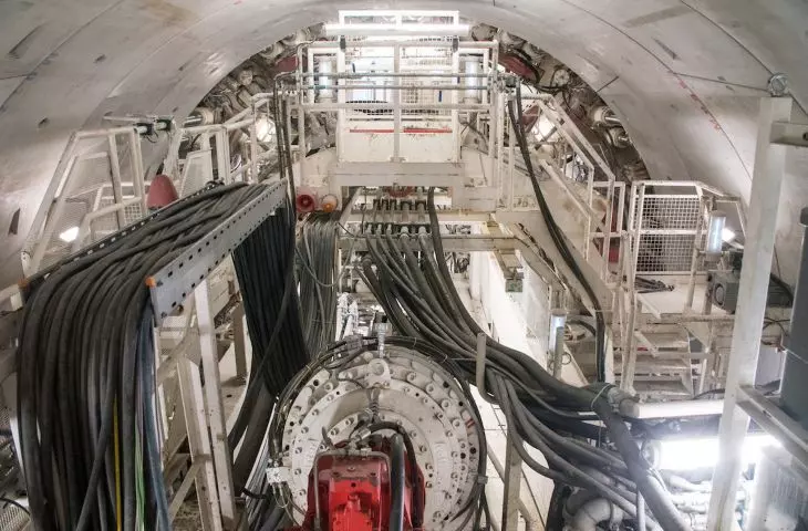 Lodz cross-town tunnel under construction 