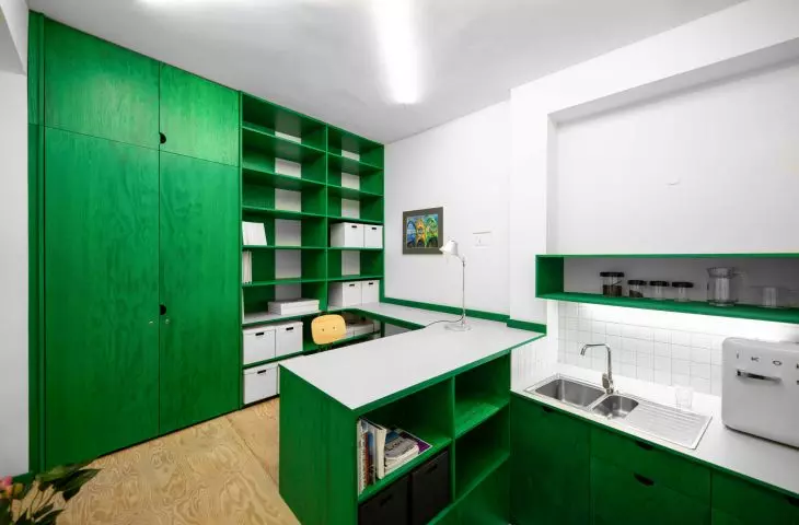 green development of the administrative part and document archive