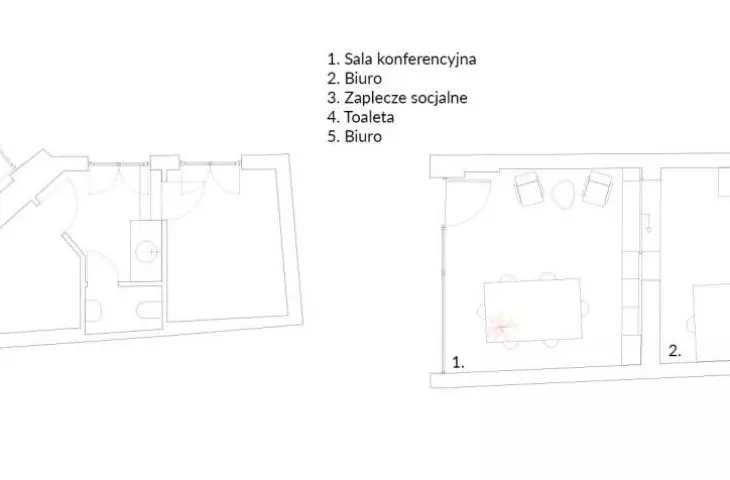 projection before and after reconstruction
