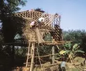 Hut Petite Ferme is located in Auroville; construction completed in 1990