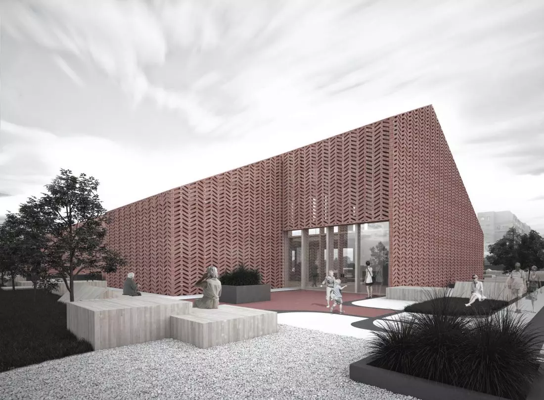 biblioteka w Szczecinie, proj.: Ewelina Jaskulska