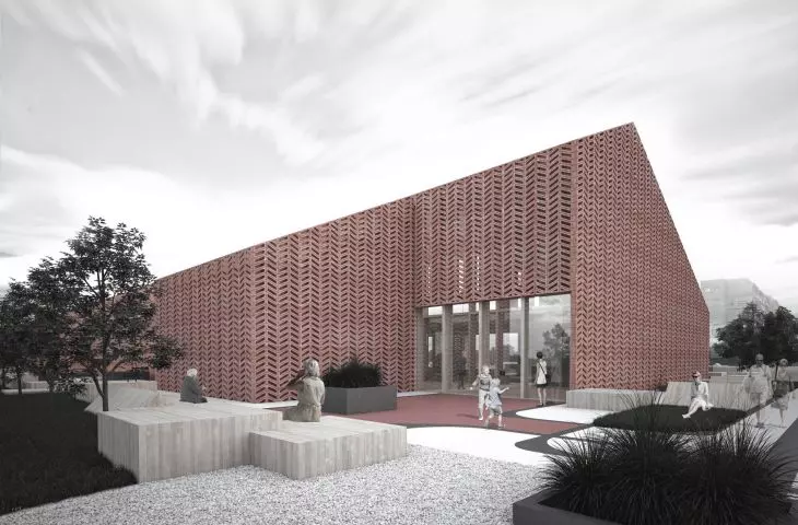 library in Szczecin, design: Ewelina Jaskulska