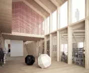 library in Szczecin, design: Ewelina Jaskulska