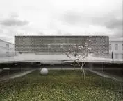 Uniwersytet Warszawski, konkurs na budynek w kampusie głównym, proj.: Molecule Architecture