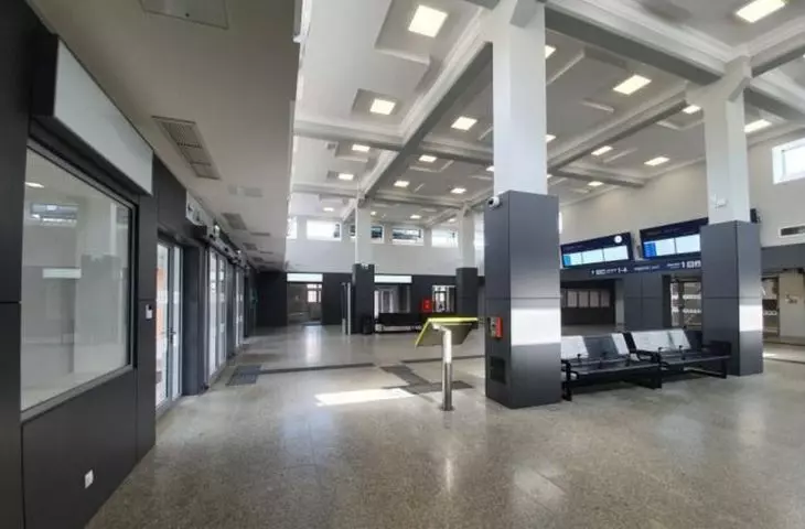 Wnętrze dworca w Tczewie po modernizacji