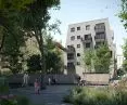 Visualization of residential development at 7 Słowackiego Street in Poznań - proj. Insomia Szymon Januszewski